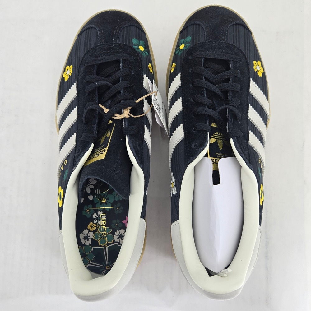 Adidas x Liberty London Gazelle Bold W Floral Black Gum IH1922 Womens Size 7 - Picture 14 of 14